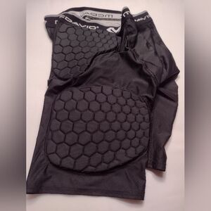 McDavid Mens Padded Compression Shorts Medium Black Active B7